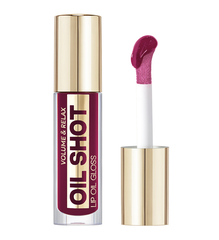 LuxVisage Масло-блеск для губ LUXVISAGE OIL SHOT volume & relax, 304 Blackberry