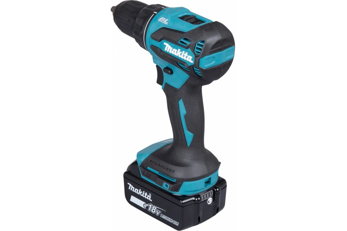 Дрель-шуруповерт ударная аккумуляторная Makita LXT 18В BL XPT, 13мм, 50/27Нм DHP490Z