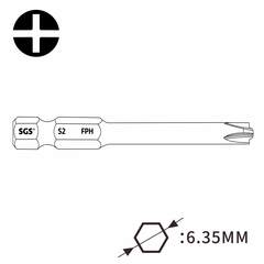 Бита для автоматов Plus/Minus SL/PH1х65мм Impact(ударная) 1шт S2 SGS 6365-4,5-FPH1