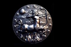 Силиконовый молд № 390 Знак зодиака Стрелец большой 6 см