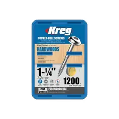 Шурупы с мелким шагом 1-1/4"-1200 шт Kreg SML-F125-1200-INT