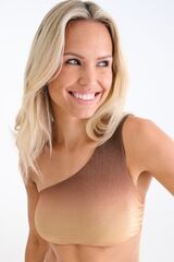 Бюстгальтер купальный топ на одно плечо LISCA CAIRO 040856 | Золотой песок