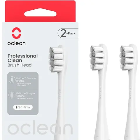 Комплект насадок Oclean Профессиональная чистка P1С10 (2шт, Серый)