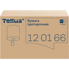 Бумага протирочная в рулоне с центральной вытяжкой Tellus M2 275 метров белая 1-слойная (6 штук в упаковке)
