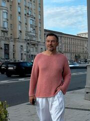 Мастер-класс по вязанию спицами мужского джемпера 