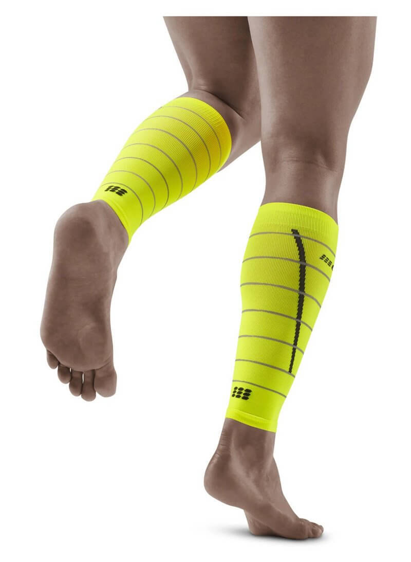 Мужские компрессионные гетры Cep Reflective желтые - 4