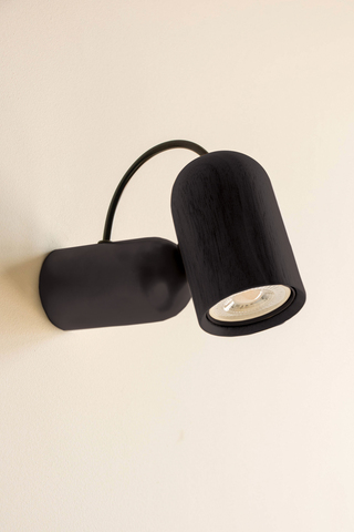 Фото: Настенный светильник Nomon ONFA WALL Graphite/Black ash - основной вид