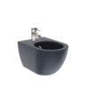 Creavit Free FE510-00BM00E-0000 Биде подвесное, цвет: серый