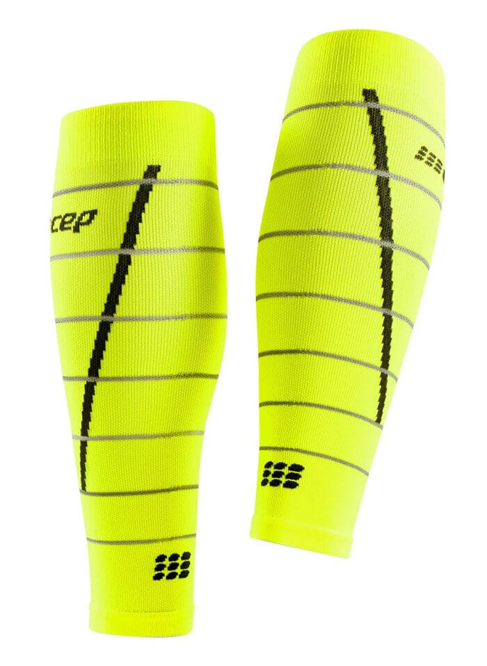 Мужские компрессионные гетры Cep Reflective желтые - 2