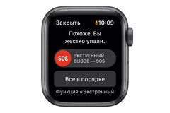 Смарт часы Apple Watch SE GPS, 40mm Space Grey Aluminium Case with Midnight Sport Band - Regular (MKQ13GK/A)