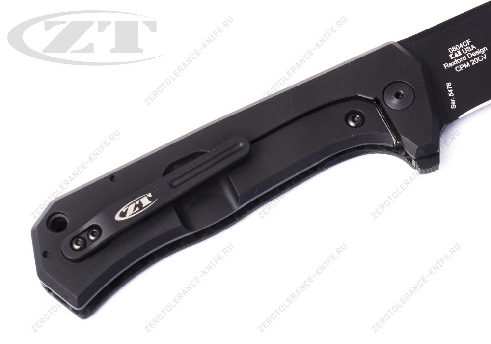 Нож Zero Tolerance 0804CF BH 20CV Rexford - фотография 