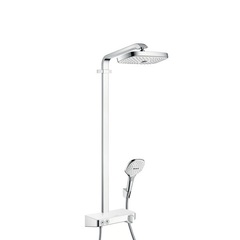 Hansgrohe Raindance Select E 27283400 Душевая система внешнего монтажа с термостатом 110 см с верхней лейкой 30х16 см 2 режима фото