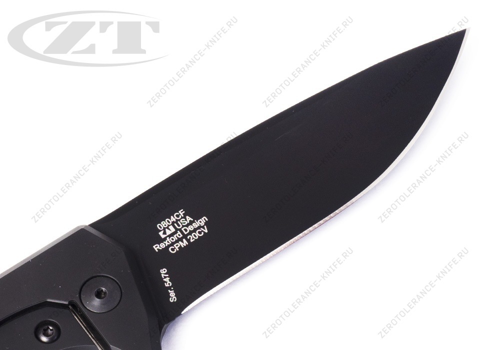 Нож Zero Tolerance 0804CF BH 20CV Rexford - фотография 