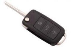 Корпус выкидного ключа для VOLKSWAGEN Touareg, 3 кнопки, HU66
