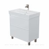 Aquanet 348195 Тумба с раковиной Nova Lite 2.0 75 напольная цв. белый глянец (348195)
