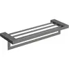 Boheme 10737-GM Полка для полотенец Qubic Gun Metal