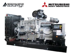 Дизельный генератор Азимут АД-600С-Т400-2РМ8C Mitsubishi c автозапуском