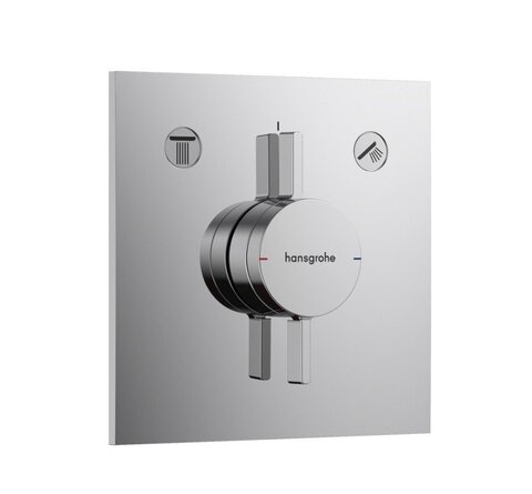 Hansgrohe DuoTurn E 75417000 Смеситель для ванны, однорычажный, для 2 потребителей, скрытого монтажа, хр