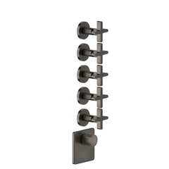 Gessi Inciso 58350#299 Встраиваемый термостатический смеситель на 5 источников, резьба 3/4