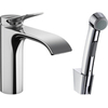 Hansgrohe Vivenis 75210000 Смеситель для раковины с гигиеническим душем (хром)