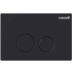 Creavit Terra GP9002.01 Кнопка для инсталляции, цвет: чёрный фото