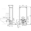 Alcaplast A113/1200 Инсталляция для унитаза без бачка