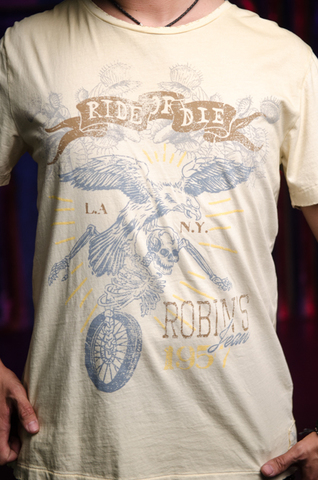 Robin's Jean | Футболка мужская RJ35340 принт спереди