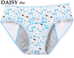 Защитные менструальные трусики Daisy slip с голубыми бабочками