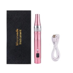 Дермапен Microneedle Instrument Q-3 (работа на аккумуляторе). Цвет Pink