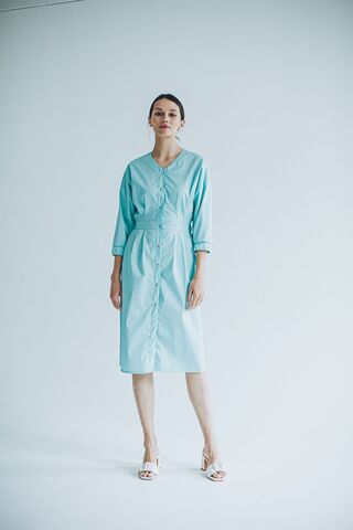 Халат женский м186 toray стретч мятаSZ7