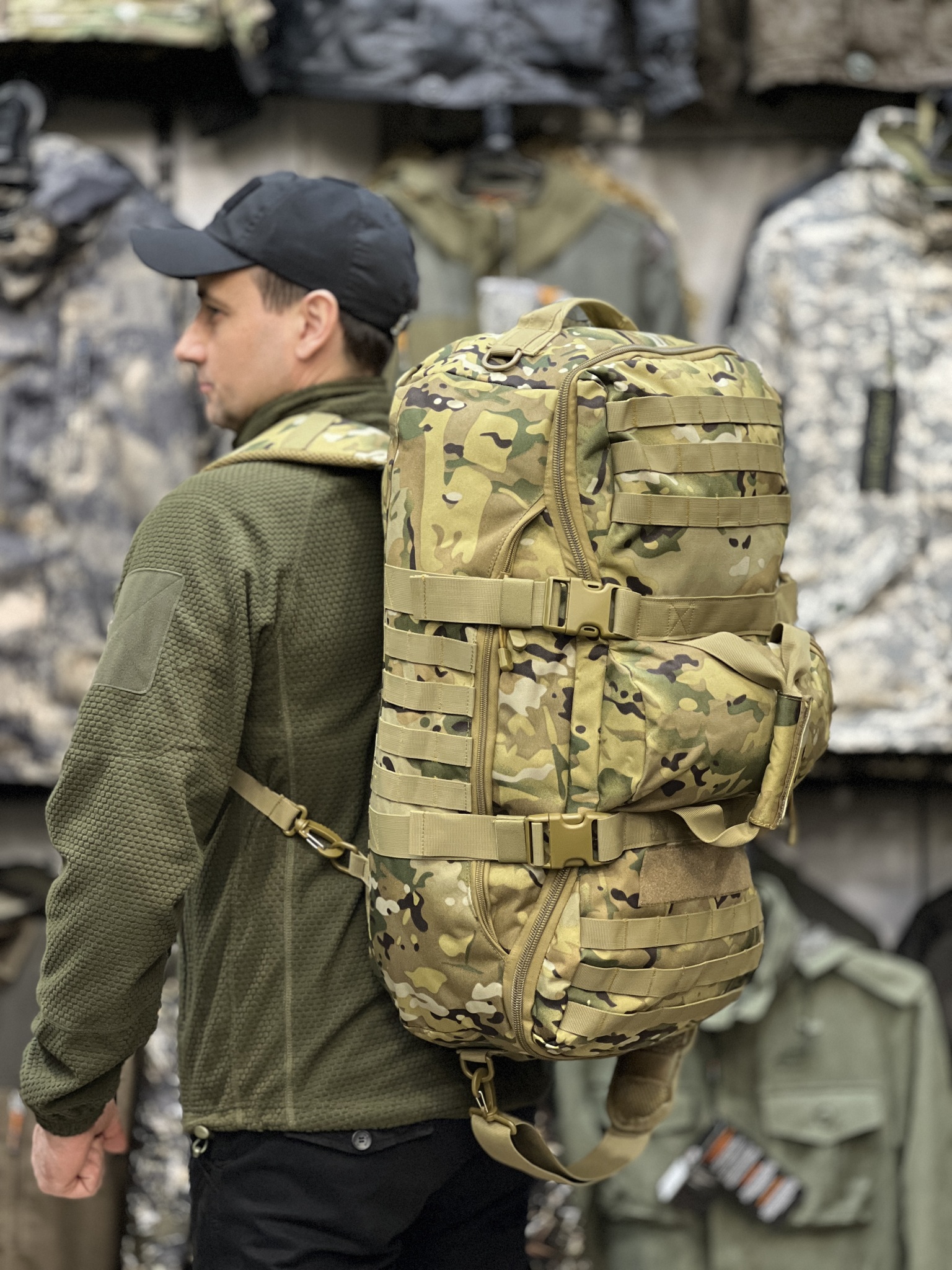 Рюкзак-сумка баул 7.62, 60 л, Мультикам
