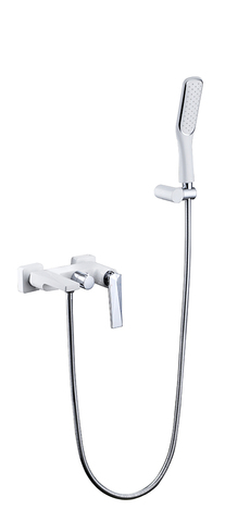 Boheme Venturo 373-W Смеситель для ванны (душевой комплект), цвет: белый, хром