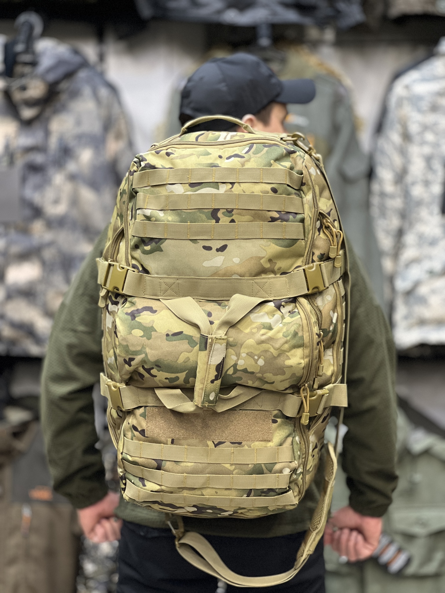 Рюкзак-сумка баул 7.62, 60 л, Мультикам
