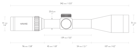 ОПТИЧЕСКИЙ ПРИЦЕЛ HAWKE VANTAGE SF 4-16X44 (1/2 MIL DOT)