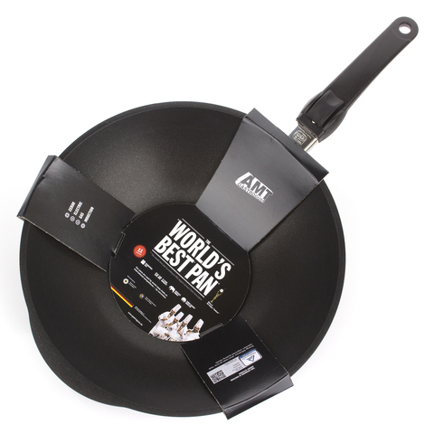 Вок 32 см (3,0 л), съемная ручка, AMT Frying Pans Titan арт. AMT I-1132S