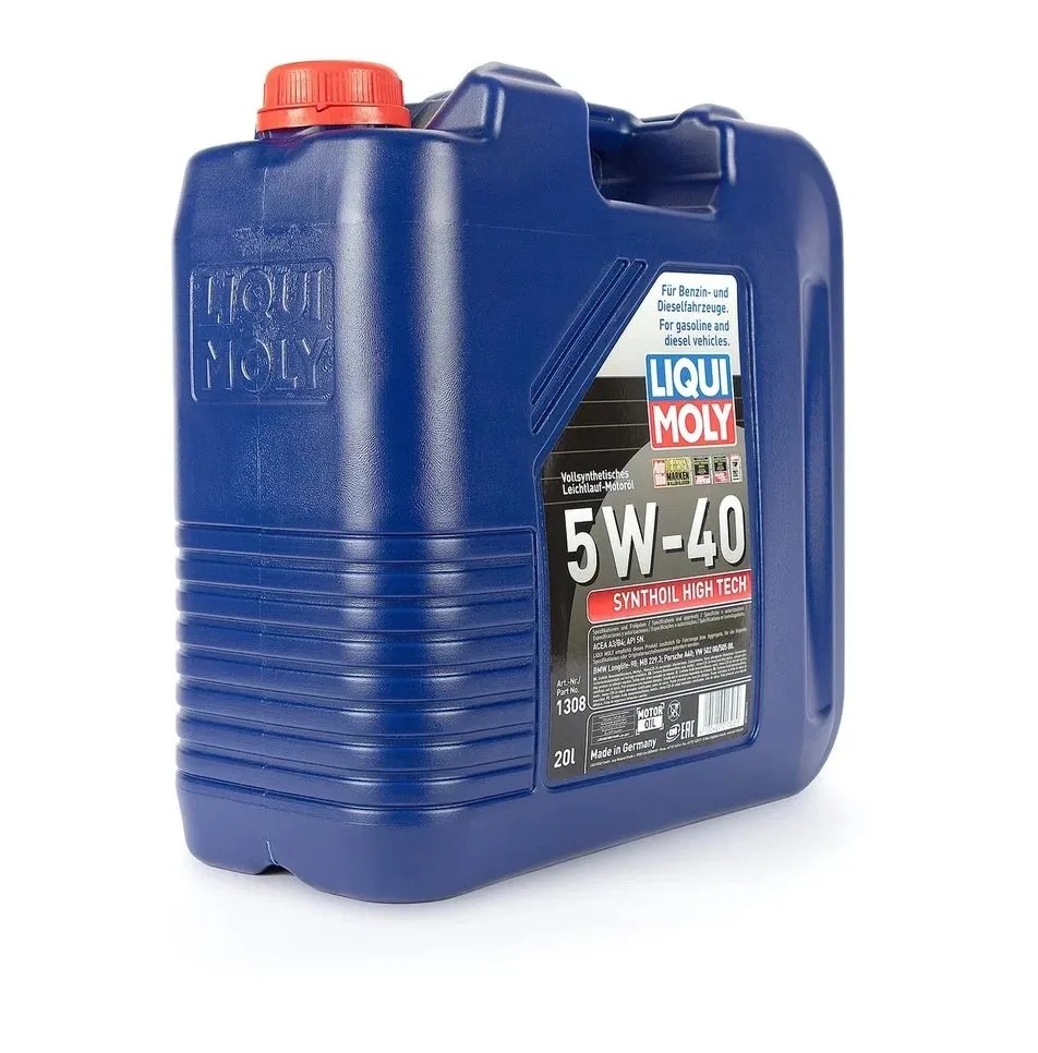 Моторное масло Liqui Moly Synthoil High Tech 5W40 синтетическое 20л