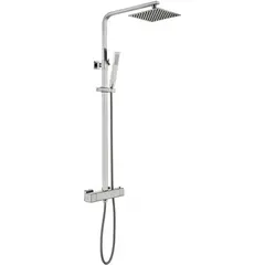 BelBagno KRAFT-DOCM-T-IN Душевая стойка с термостатическим смесителем, картридж VERNET, сатин фото