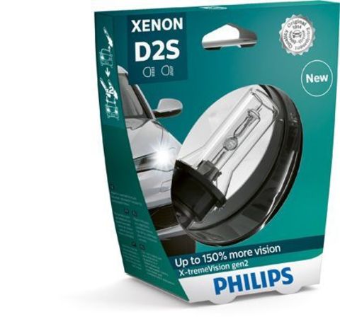 Лампа ксеноновая D2S PHILIPS X-tremeVision gen2 1 шт. 85122XV2C1 Лампа ксеноновая D2S PHILIPS X-tremeVision gen2 1 шт. 85122XV2C1