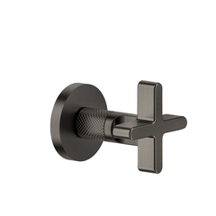 Gessi Inciso 58363#299 Запорный кран для термостатического смесителя высокой производительности, резьба 3/4"(внешняя часть), цвет: nero XL фото