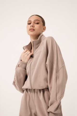 Толстовка на молнии BEIGE ONESIZE