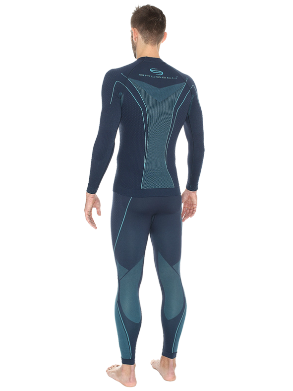 Мужской комплект термобелья Brubeck Thermo BodyGuard синий - 3