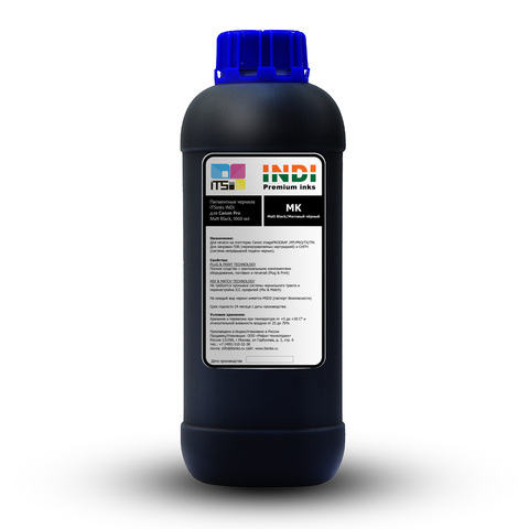 Пигментные чернила INDI для Canon Matte Black 1000 мл