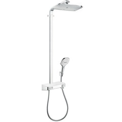 Hansgrohe Raindance E 27288400 Душевая система внешнего монтажа с термостатом 110 см с верхней лейкой 36х19 см фото