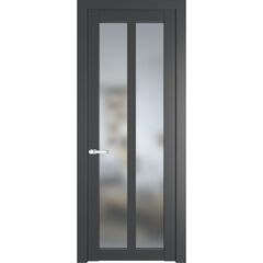 Межкомнатная дверь эмаль Profil Doors 1.7.2PD графит остеклённая