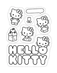 Hello Kitty: стикербук