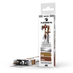 Набор Акриловых маркеров с кистью Playmarkers set - Tools & Weapons
