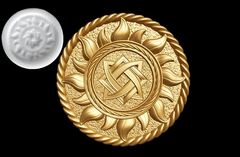Силиконовый молд Славянский Оберег звезда Руси (Квадрат Сварога) в солнце