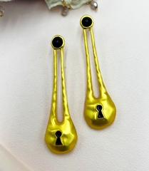 Серьги длинные в стиле Schiaparelli