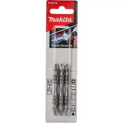 Насадка двусторонняя Silver Torsion PZ2, 65 мм Makita B-20719