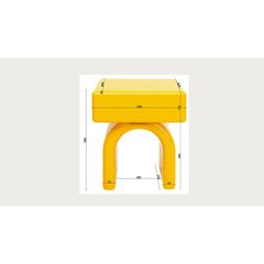 Комод Small Eliano Yellow 57x50cm